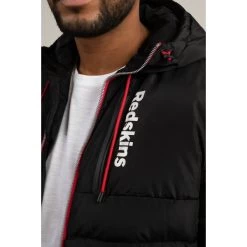 Doudoune Redskins Droite Avec Manches Longues Et Col à Capuche Noire -Passons à la mode masculine ! 104368 139233vt doudoune redskins droite avec manches longues et col a capuche noire 05 600x600