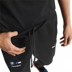 Jogging Puma Noir Avec Logos Brodés -Passons à la mode masculine ! 104398 139186vt jogging puma slim noir 04 600x600