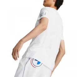 T-shirt Puma Coton à Manches Courtes Et Col Rond Blanc -Passons à la mode masculine ! 104400 139184vt t shirt puma coton a manches courtes et col rond blanc 03 600x600