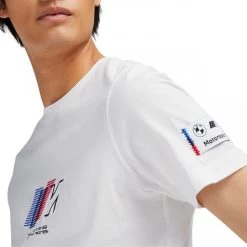 T-shirt Puma Coton à Manches Courtes Et Col Rond Blanc -Passons à la mode masculine ! 104400 139184vt t shirt puma coton a manches courtes et col rond blanc 05 600x600