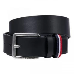 JACK&JONES Premium Ceinture Jacdk & Jones Premium Espo Belt En Cuir Noir