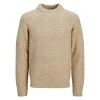 JACK&JONES Premium Pull Col Rond Premium Soren Structure Knit Mock Neck Beige -Passons à la mode masculine ! 104445 139090vt pull col rond premium soren structure knit mock neck beige 01 600x600