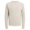 JACK&JONES Premium Pull Premium Bradley Knit Crew Neck En Coton Col Rond écru -Passons à la mode masculine ! 104450 139085vt pull premium bradley knit crew neck en coton col rond ecru 01 600x600
