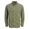 JACK&JONES Premium Chemise Coupe Slim Et Col Américain Premium Brook Corduroy En Coton Vert -Passons à la mode masculine ! 104462 139073vt chemise coupe slim et col americain premium brook corduroy en coton vert 01 600x600