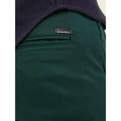 JACK&JONES Premium Pantalon Coupe Slim Fit Premium Marco En Coton Vert Sapin -Passons à la mode masculine ! 104483 139052vt pantalon coupe slim fit premium marco en coton vert sapin 06 600x600