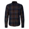 Chemise Droite Tom Tailor En Coton Bleu Marine à Carreaux Avec Manches Longues Et Col Italien -Passons à la mode masculine ! 104597 138776vt chemise droite tom tailor en coton avec manches longues et col italien bleu marine a carreaux 01 600x600