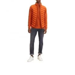 Pull Tom Tailor Coton Droite Avec Manches Longues Et Col Camionneur Orange -Passons à la mode masculine ! 104613 138760vt pull tom tailor coton droite avec manches longues et col camionneur orange 04 600x600