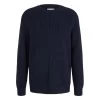 Pull Col Rond Tom Tailor En Coton Avec Manches Longues Bleu Marine