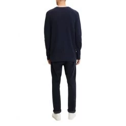 Pull Col Rond Tom Tailor En Coton Avec Manches Longues Bleu Marine -Passons à la mode masculine ! 104618 138755vt pull col rond tom tailor en coton avec manches longues bleu marine 02 600x600