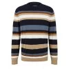 Pull Col Rond Tom Tailor En Coton Bleu Marine Rayé -Passons à la mode masculine ! 104621 138752vt pull tom tailor coton droite avec manches longues et col rond marine raye 01 600x600