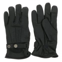 Gants Von Dutch Avec Boutons Pression Noirs -Passons à la mode masculine ! 104633 138740vt gants von dutch avec boutons pression noirs 02 600x600