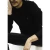 Pull Deeluxe Avec Manches Longues Et Col Rond Noir -Passons à la mode masculine ! 105162 137156vt pull deeluxe avec manches longues et col rond noir 03 600x600