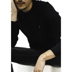 Pull Deeluxe Avec Manches Longues Et Col Rond Noir