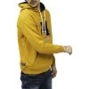 Sweat à Capuche Deeluxe En Coton Jaune Moutarde Avec Manches Longues -Passons à la mode masculine ! 105164 137154vt sweat a capuche deeluxe en coton jaune moutarde avec manches longues 02 600x600