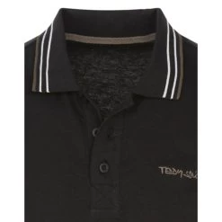 Polo Teddy Smith En Coton Avec Manches Courtes Et Col 3 Boutons Noir -Passons à la mode masculine ! 105216 137009vt polo teddy smith en coton avec manches courtes et col 3 boutons noir 03 600x600