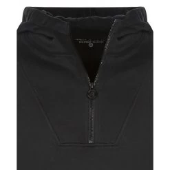 Sweat Col Zippé à Capuche Teddy Smith En Coton Anthracite -Passons à la mode masculine ! 105231 136994vt sweat col zippe a capuche teddy smith en coton anthracite 03 600x600