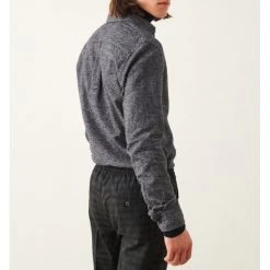 Chemise Col Français Teddy Smith En Coton Gris Chiné -Passons à la mode masculine ! 105232 136993vt chemise col francais teddy smith en coton gris chine 03 600x600