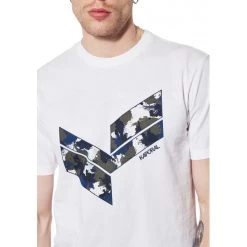 T-shirt Kaporal En Coton Biologique Blanc Coupe Droite Avec Col Rond -Passons à la mode masculine ! 105423 136708vt t shirt kaporal coton biologique droite avec manches courtes et col rond blanc 06 600x600