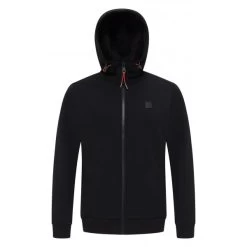 Sweat Kaporal Droite Avec Manches Longues Et Col à Capuche Noir