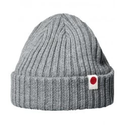 Bonnet Jack & Jones En Coton Biologique Gris Avec étiquette à Point Rouge