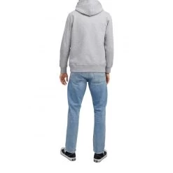 Sweat à Capuche Jack & Jones En Coton Mélangé Gris Chiné Avec Logo Floqué -Passons à la mode masculine ! 105554 136513vt sweat a capuche jack et jones en coton melange gris chine avec logo floque 03 600x600