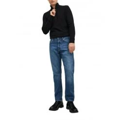 Jean Jack & Jones Chris Coton Mélangé Indigo -Passons à la mode masculine ! 105577 136490vt jean 5 poches jack et jones chris en coton bleu 03 600x600