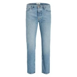 Jean 5 Poches Jack & Jones Chris En Coton Stone