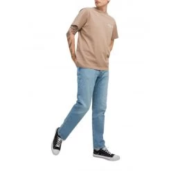 Jean 5 Poches Jack & Jones Chris En Coton Stone -Passons à la mode masculine ! 105578 136489vt jean 5 poches jack et jones chris en coton stone 03 600x600