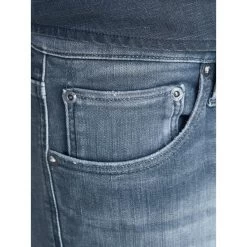 Jean 5 Poches Jack & Jones Glenn En Coton Mélangé Bleu -Passons à la mode masculine ! 105579 136488vt jean 5 poches jack et jones glenn en coton melange bleu 05 600x600