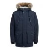 Parka à Capuche Coupe Droite Jack & Jones Bleu Marine -Passons à la mode masculine ! 105622 136445vt parka a capuche coupe droite jack et jones bleu marine 01 600x600