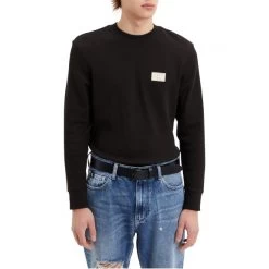 Calvin Klein Jeans Ceinture Calvin Klein En Cuir Noir -Passons à la mode masculine ! 105659 136402vt ceinture calvin klein en cuir noir 03 600x600