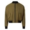 Bomber Calvin Klein Bombers Avec Manches Longues Et Col Teddy Kaki -Passons à la mode masculine ! 105738 136303vt bomber calvin klein bombers avec manches longues et col teddy kaki 01 600x600