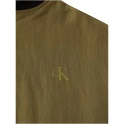 Bomber Calvin Klein Bombers Avec Manches Longues Et Col Teddy Kaki -Passons à la mode masculine ! 105738 136303vt bomber calvin klein bombers avec manches longues et col teddy kaki 05 600x600