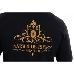 Chemise à Col Boutonné Ruckfield En Coton Gris Chiné Avec écusson De Rugby Brodé -Passons à la mode masculine ! 106095 135760vt chemise a col boutonne ruckfield en coton gris chine avec ecusson de rugby brode 06 600x600