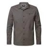 Chemise Coupe Droite Petrol Industries En Coton Stretch Grise à Motifs All-over