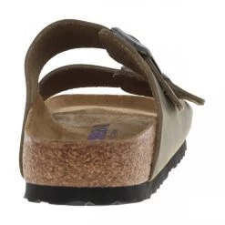 Sandales Birkenstock Arizona En Cuir Enduit Kaki à Semelle Semi-compensée -Passons à la mode masculine ! 106222 17063ch sandales birkenstock arizona en cuir enduit kaki a semelle semi compensee 04 600x600