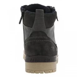 Bottines Mustang Graphite Fourrées à Talon Décroché Bas Et Zip Latéral -Passons à la mode masculine ! 106265 17499ch bottines mustang graphite fourrees a talon decroche bas et zip lateral 04 600x600