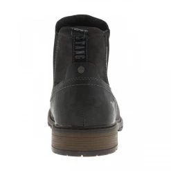 Bottines De Ville à Talon Plat Et Soufflets élastiqués Mustang Gris Graphite -Passons à la mode masculine ! 106297 17547ch bottines de ville a talon plat et soufflets elastiques mustang gris graphite 04 600x600