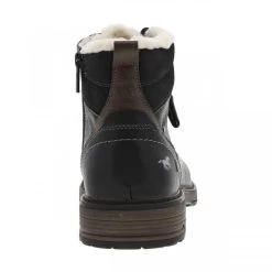 Boots Mustang Noires, Fourrées En Laine, à Talon Décroché Bas Et à Lacets Et Zip Latéral 11 Boots Mustang Noires, Fourrées En Laine, à Talon Décroché Bas Et à Lacets Et Zip Latéral -Passons à la mode masculine ! 106299 17549ch 17549ch 04 600x600