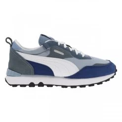 Baskets Basses à Lacets Plats Puma Rider Fv Bleues