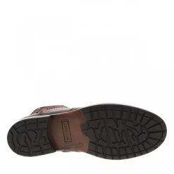 Bottines Redskins En Cuir Patiné Marron à Doublure Jean Chaude Et à Lacets Plats Et Zip -Passons à la mode masculine ! 106330 17692ch 17692ch 06 600x600