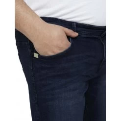 Pantalon TOM TAILOR + En Coton Indigo Effet Délavé -Passons à la mode masculine ! 108212 108614vt pantalon tom tailor en coton indigo effet delave 04 600x600