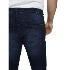 Pantalon TOM TAILOR + En Coton Indigo Effet Délavé -Passons à la mode masculine ! 108212 108614vt pantalon tom tailor en coton indigo effet delave 05 600x600