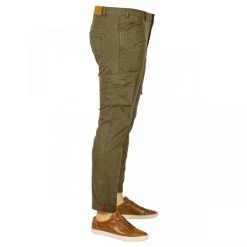 Pantalon Cargo Maxfort En Coton Stretch Vert Kaki -Passons à la mode masculine ! 108494 104197vt pantalon cargo maxfort en coton stretch vert kaki 03 600x600