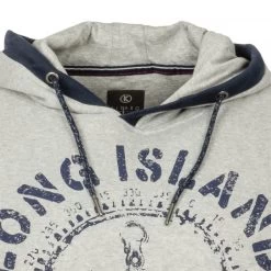 Sweat à Capuche Kitaro En Coton Mélangé Gris Clair -Passons à la mode masculine ! 108563 105262vt sweat a capuche kitaro en coton melange gris clair 03 600x600