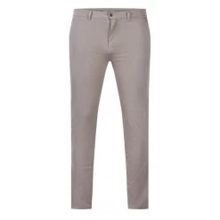 Pantalon LCDN En Coton Beige En Maille Nid D'abeille