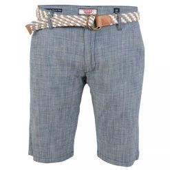 Short Duke En Coton Biologique Mélangé Bleu