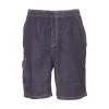 Bermuda élastiqué Abraxas En Jean Bleu Marine -Passons à la mode masculine ! 108647 114689vt bermuda elastique abraxas en jean bleu marine 01 600x600