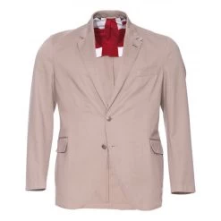 Veste Blazer Hackett London En Coton Mélangé Beige