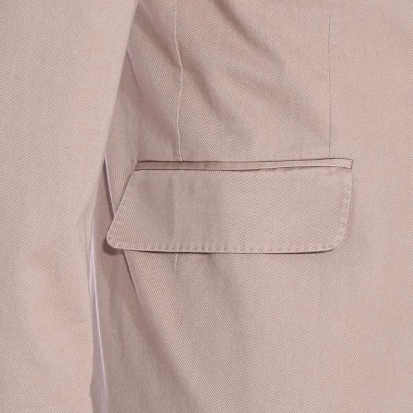 Veste Blazer Hackett London En Coton Mélangé Beige 8 Veste Blazer Hackett London En Coton Mélangé Beige – Image 6